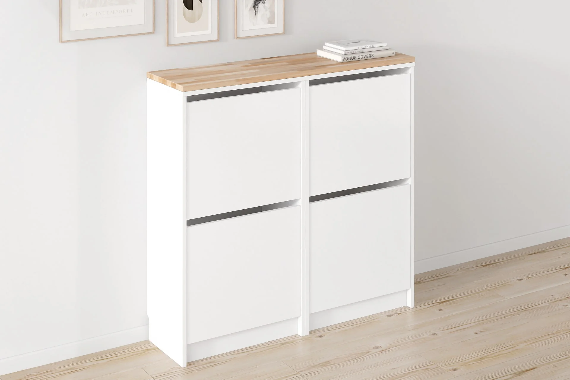 IKEA Bissa Holzplatte für 2 Schuhschränke - Image 9