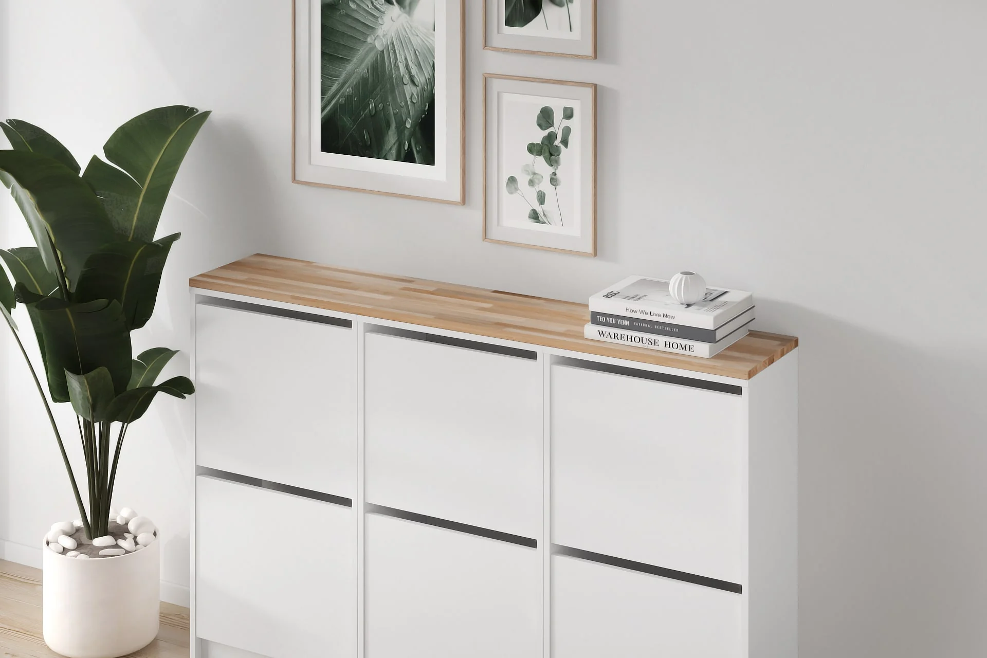 IKEA Bissa Holzplatte für 3 Schuhschränke - Image 10