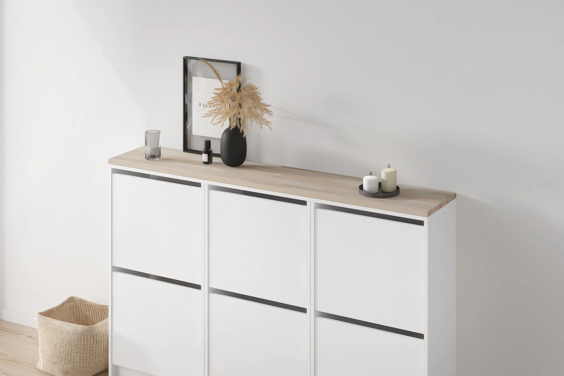 IKEA Bissa Holzplatte für 3 Schuhschränke - Image 4