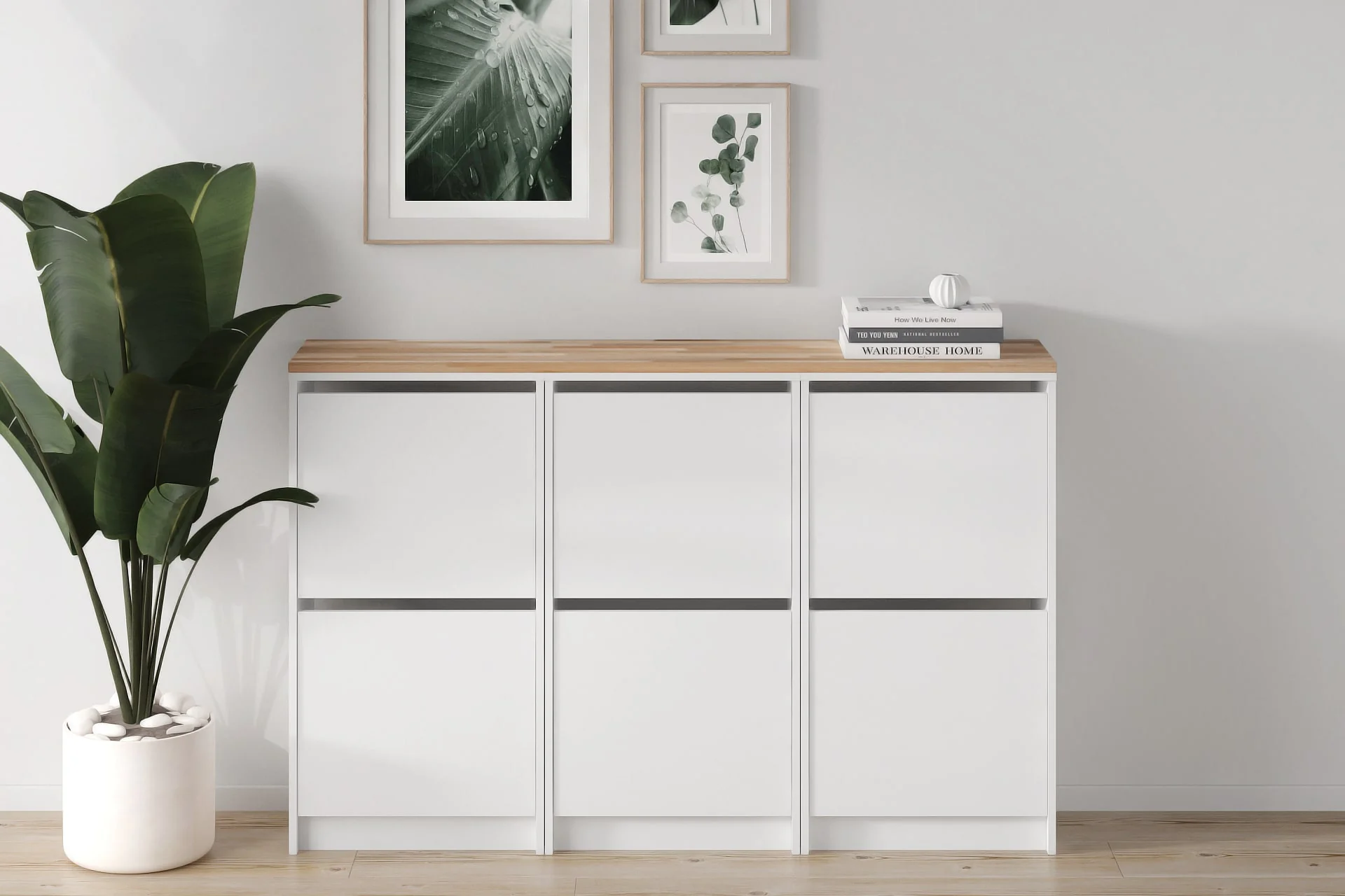 IKEA Bissa Holzplatte für 3 Schuhschränke - Image 9