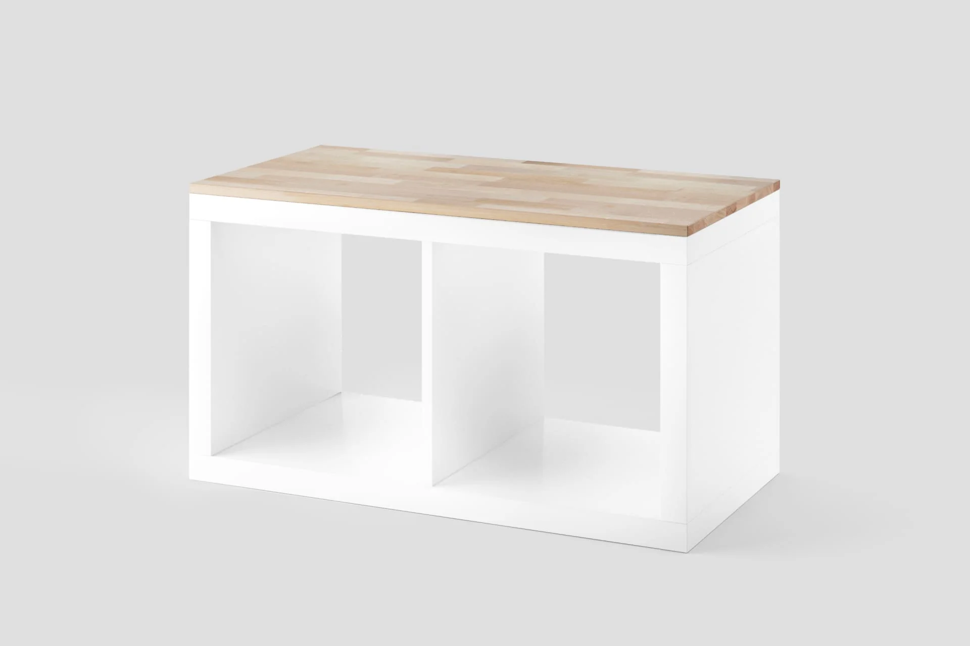 Kallax Holzplatte 2 Fächer breit - Image 3