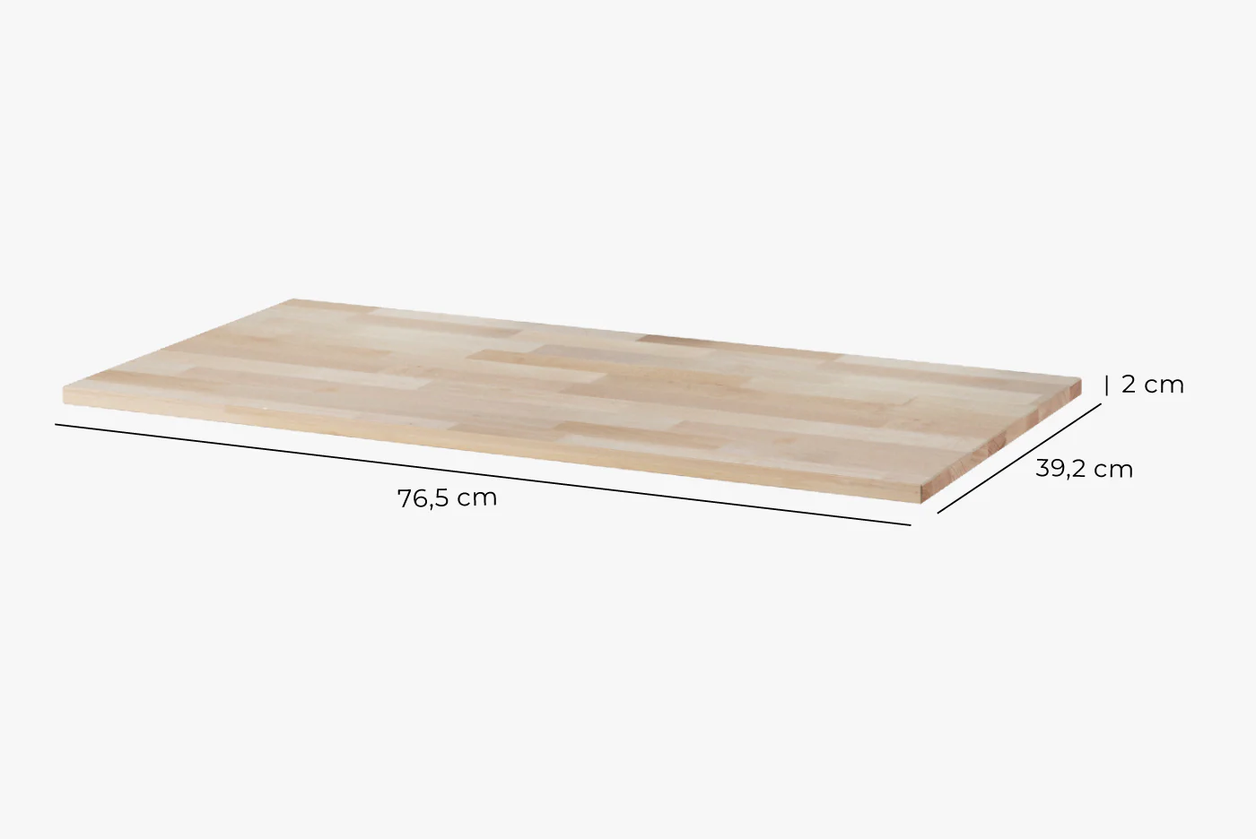Kallax Holzplatte 2 Fächer breit - Image 6