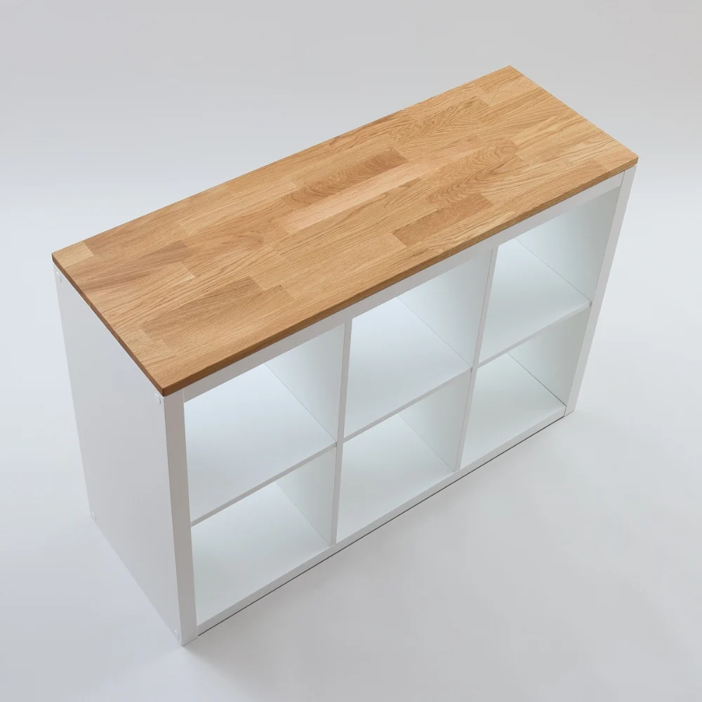Kallax Holzplatte 3 Fächer breit - Image 17
