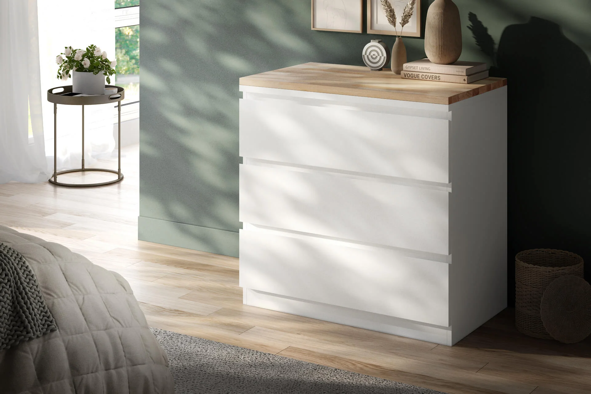 Holzplatte für Malm Kommode 80 cm breit - Image 4