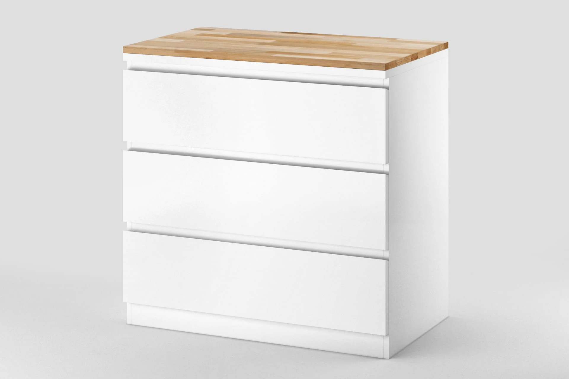 Holzplatte für Malm Kommode 80 cm breit - Image 8
