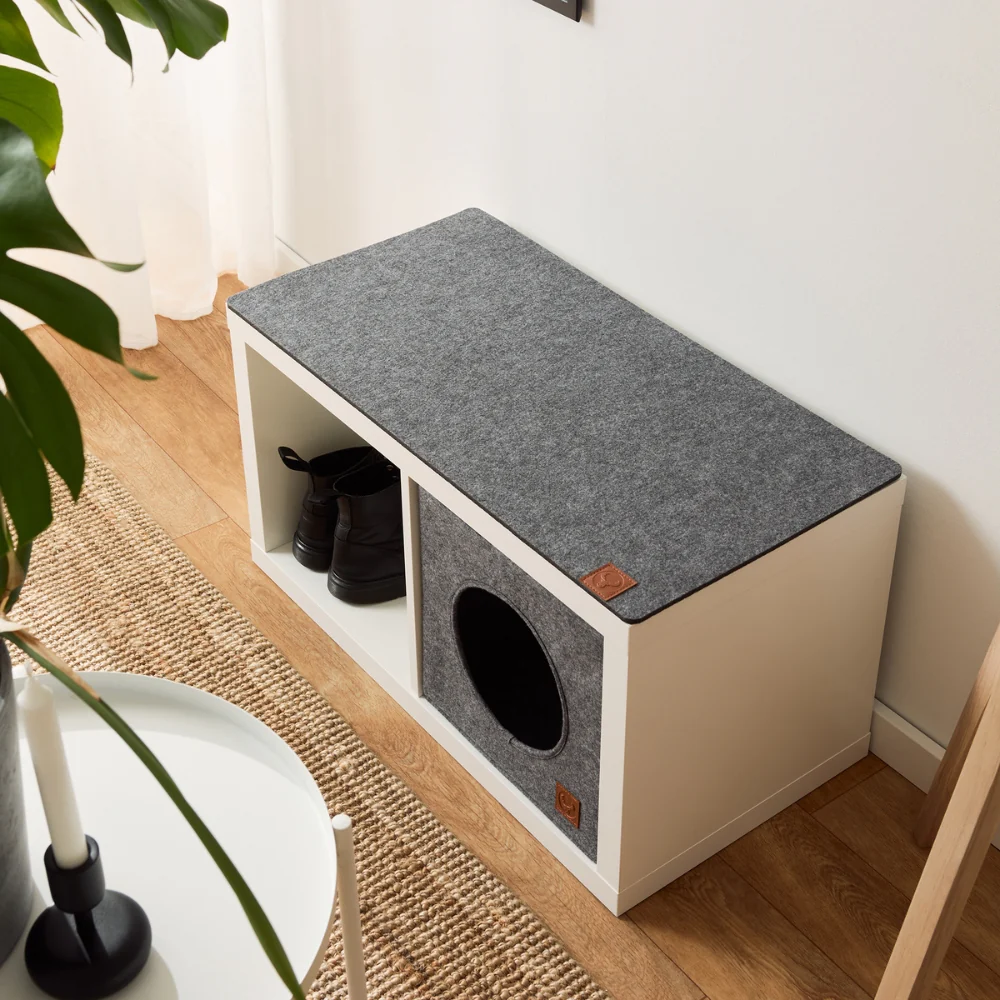 Katzenbox aus Filz für Kallax Regal - Image 5