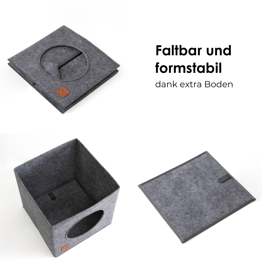 Katzenbox aus Filz für Kallax Regal - Image 6