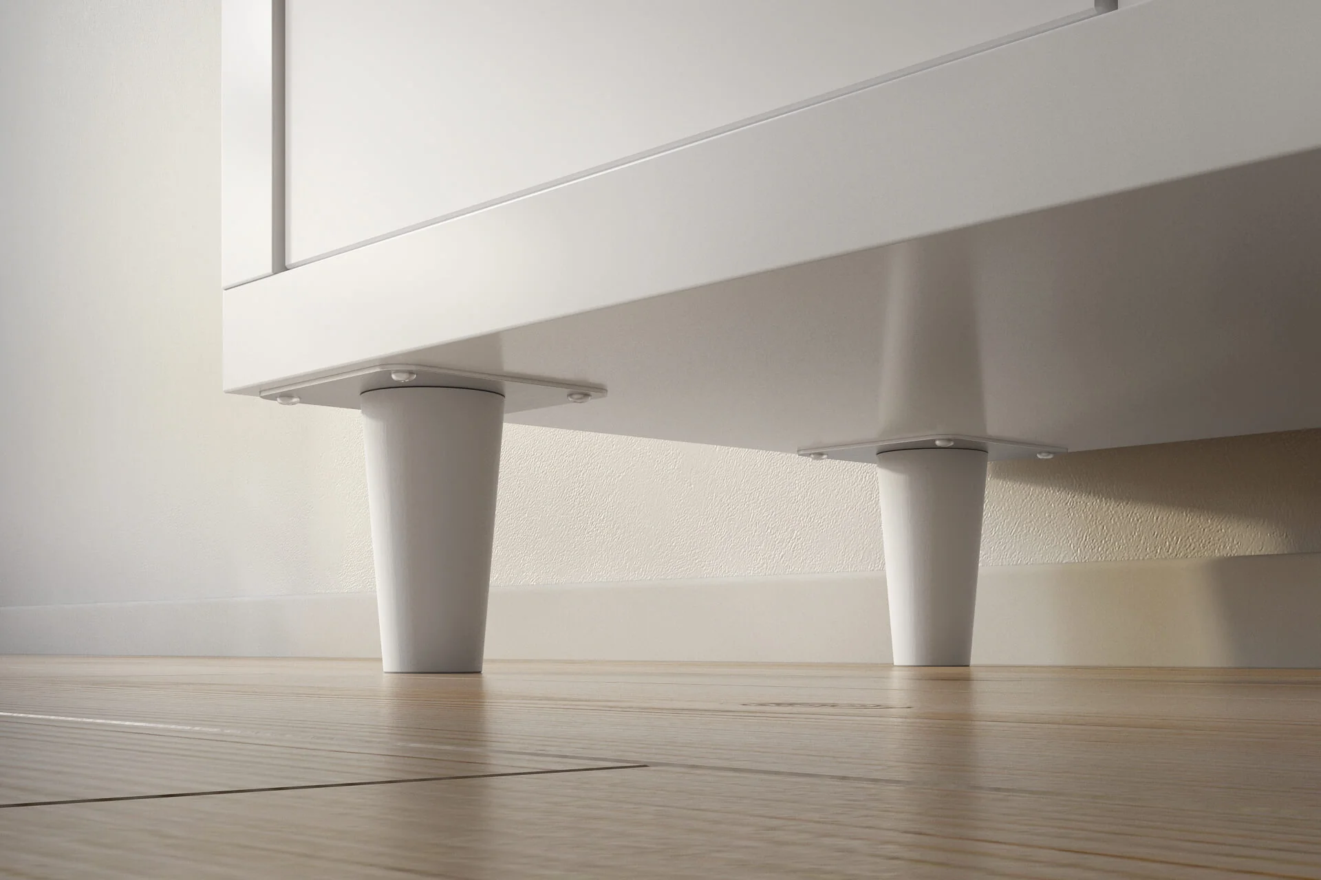 Weiße Möbelfüße für IKEA Kallax Regal - Image 8