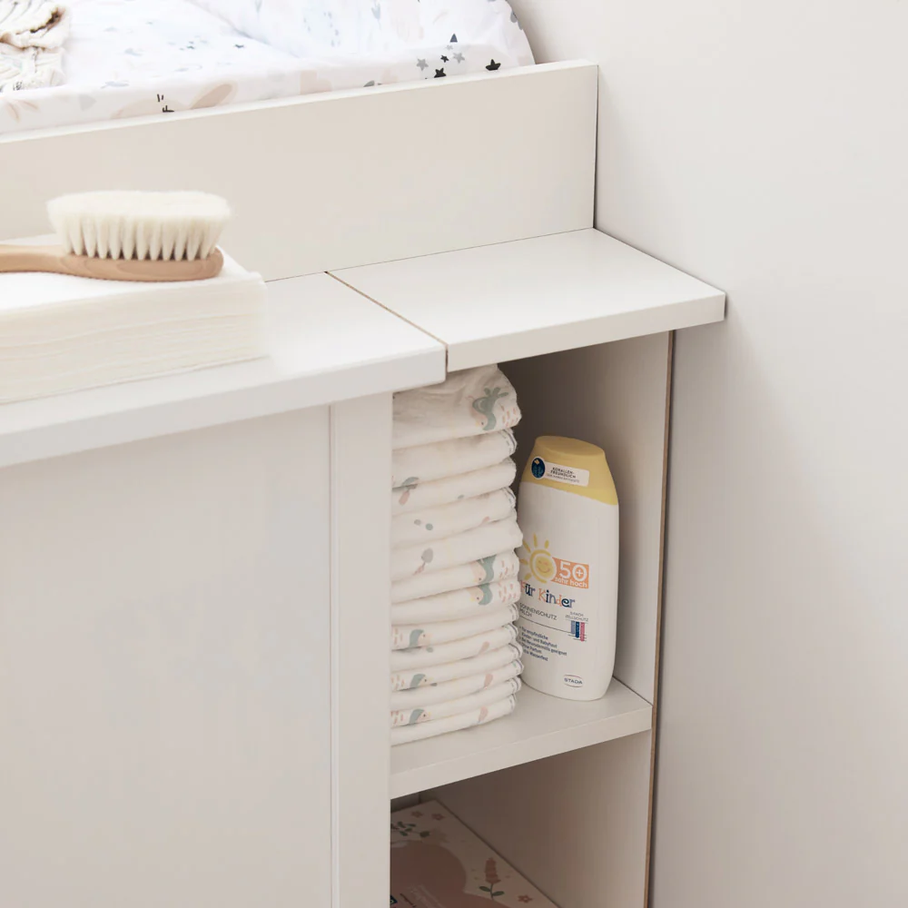 Wickelaufsatz Hemnes mit Stauraumregal - Image 9