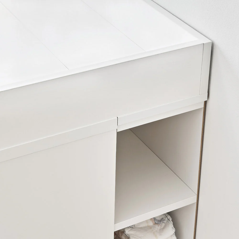 Wickelaufsatz Malm 4er mit Stauraumregal - Image 3